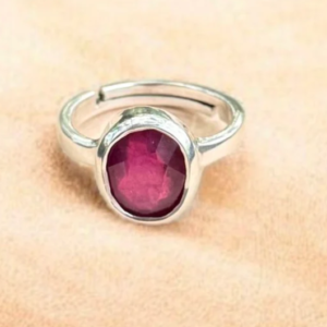 Royal Ruby Silver Ring
